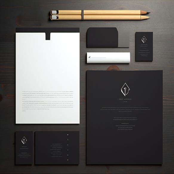 A Branding Identity Designmockup For A Creative Agency