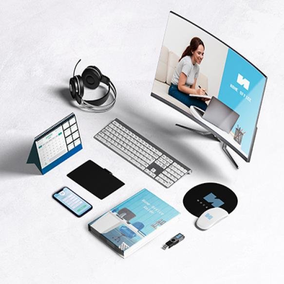 High View Mock Up Work From Home