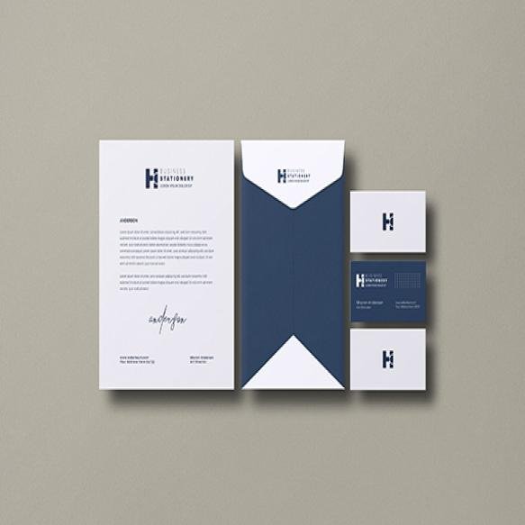 Minimal Stationery Mockup