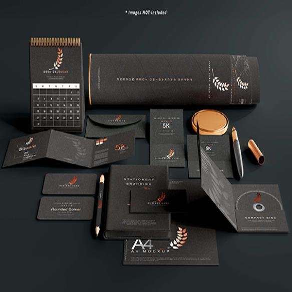 Stationery Branding Mockup Scene