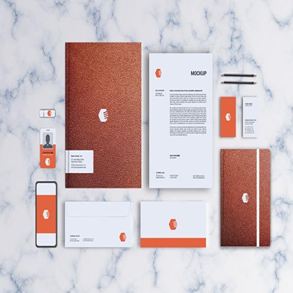 Stationery Mockup Top View (5)