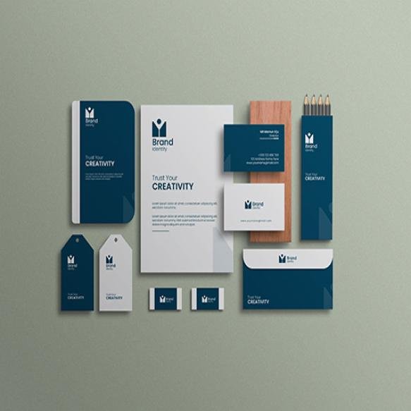Stationery Set Branding Corporate Mockup