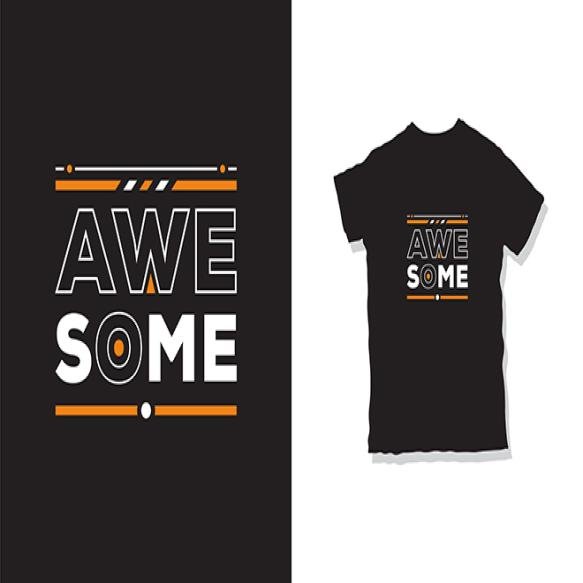 Awesome T Shirt Design