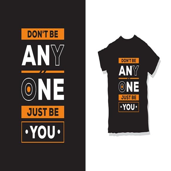 Be Anyone Just Be You T Shirt Design