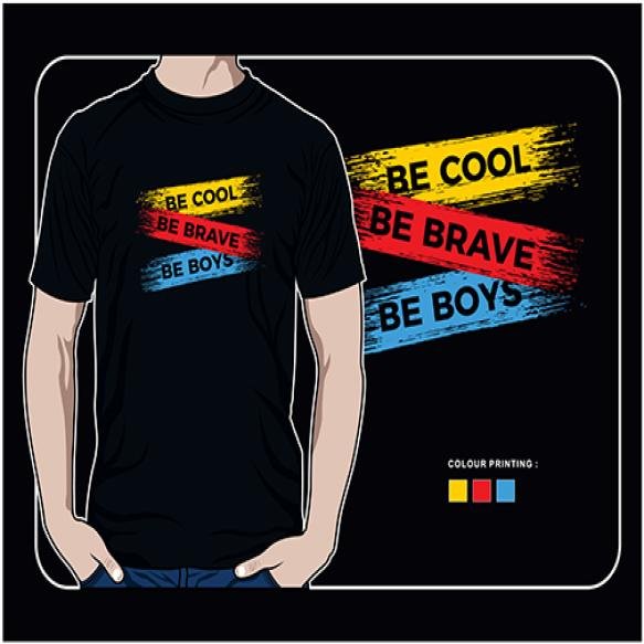 Be Cool Typography Graphic T Shirt Design Vector Graphic T Shirt Illustration Design