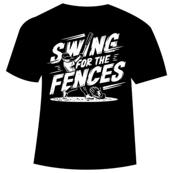 Black T Shirt With Words Hang It