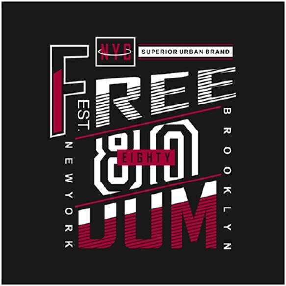 Black White Poster That Says Free Festival It