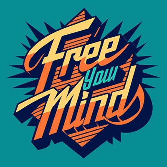 Blue Background With Quote Free You