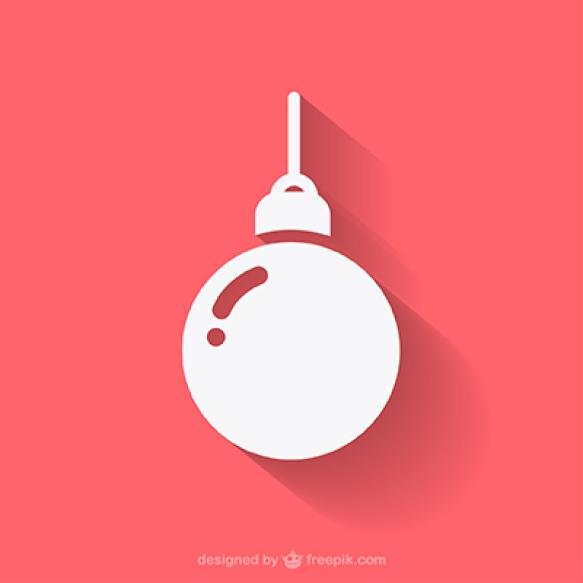 Christmas Bauble Silhouette