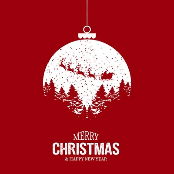 Christmas Vector Design New Merry Christmas Happy New Year Background