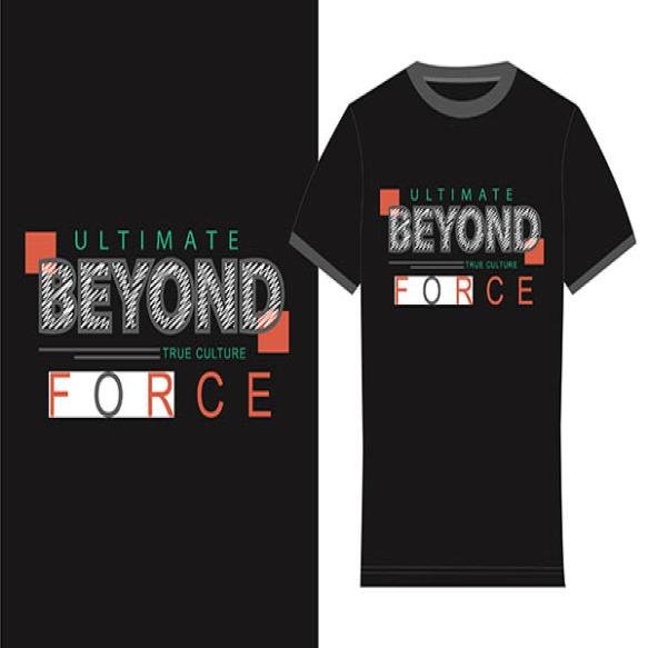 Creative Premium Modern Typography T Shirts Design Men Boys Screen Printing Design (1)