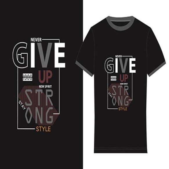Creative Premium Typography T Shirts Design Men Boys Screen Printing Design