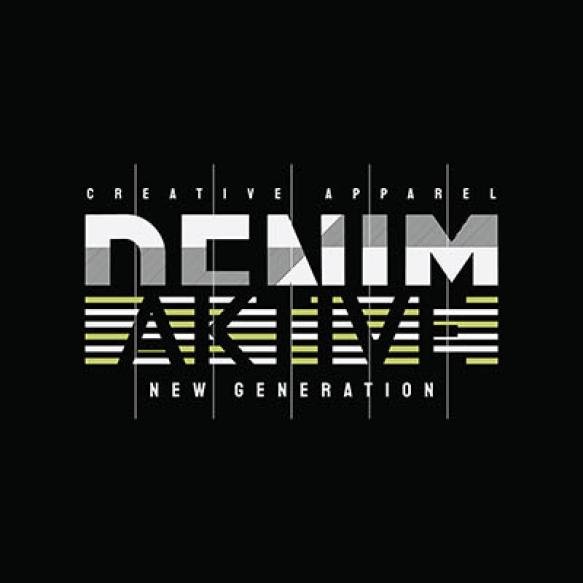 Denim Tshirt Apparel Design