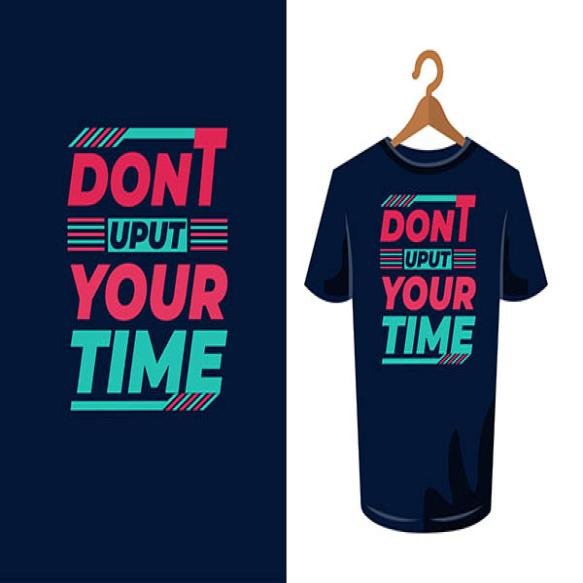 Design Slogan Tee Graphic Typography Print Illustration T Shirt Vector Art Motivational Poster (1)