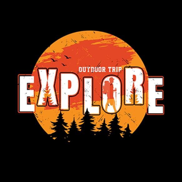 Explore Outdoor Trip Outdoor Adventure Mountain Graphic Artwork T Shirt Other