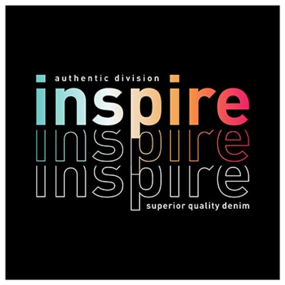 Inspire Typography Vector T Shirt Design