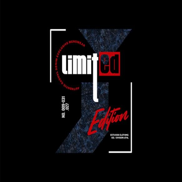 Limited Edition Design Tshirt Streetwear Clothing Vector Typography Perfect Modern Apparel