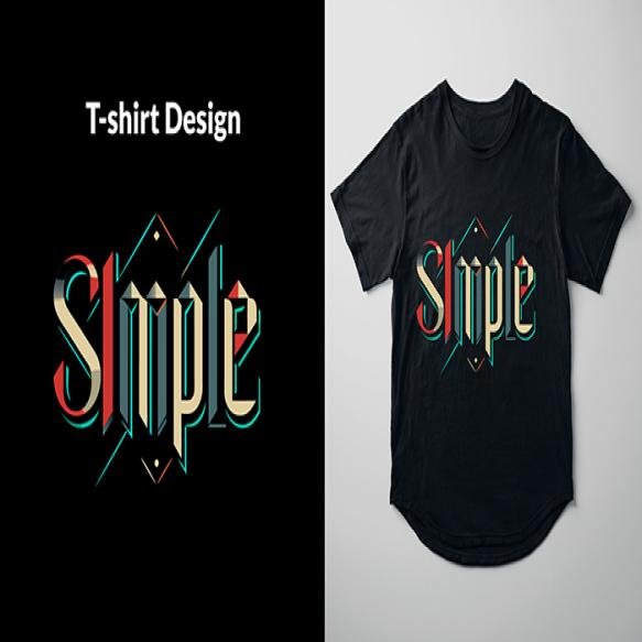 Minimalist Simple Typography Tshirt Design