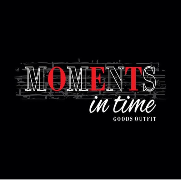 Moments Time Typography Vector Illustration Print T Shirt Premium Vector