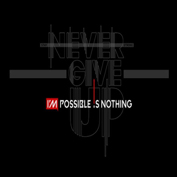 Never Give Up Stylish Motivational Quotes Typography Slogan Abstract Design