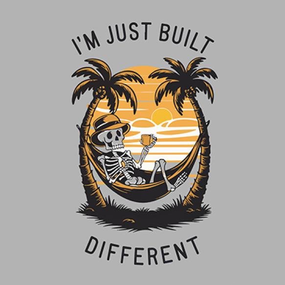 Palm Tree With Man Sitting Island With Palm Trees It