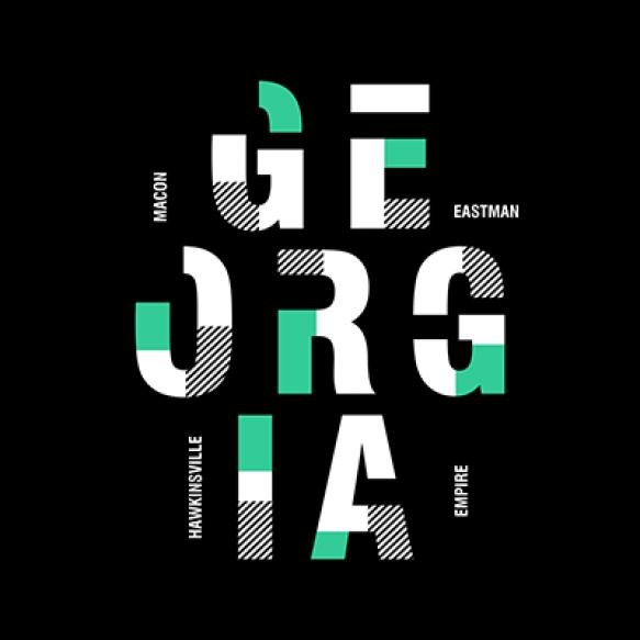 Retro Typography Vintage Georgia United States Slogan Print Graphic Tee T Shirt Sweatshirt