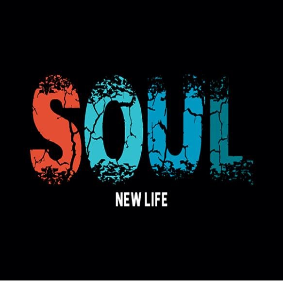 Soul New Life Typography Design T Shirt Vector Illustration