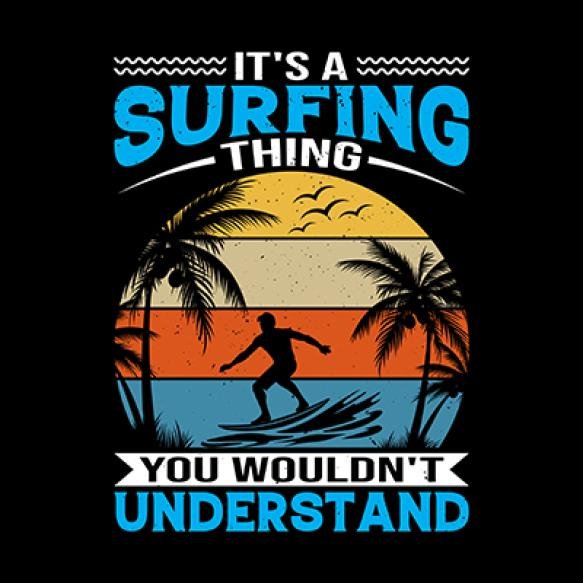 Summer Surfing Tshirt Design Retro Vintage T Shirt Design Summer Surfing Vintage Vector T Shir