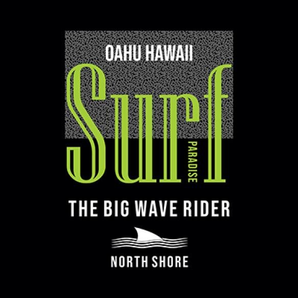 Surf Hawaii Design Vector Typography Graphics Print Etc Premium Vector