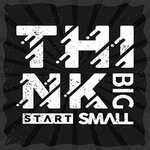 Think Big Typography Poster Design