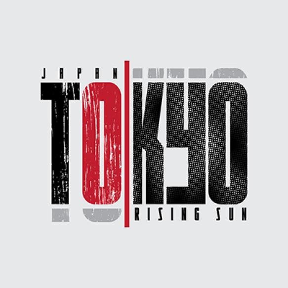 Tokyo Illustration Typography Perfect T Shirt Design