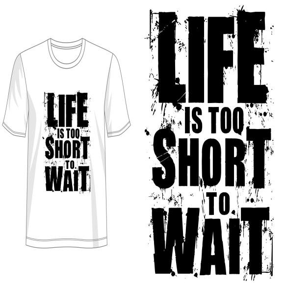 Typography Design Print T Shirt More (1)