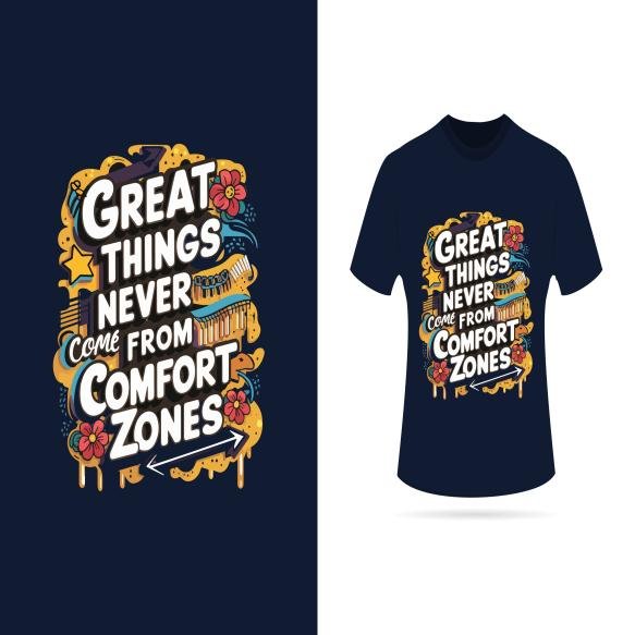 Typography T Shirt Design Motivational Typography T Shirt Design Best Quotes Tshirt Design