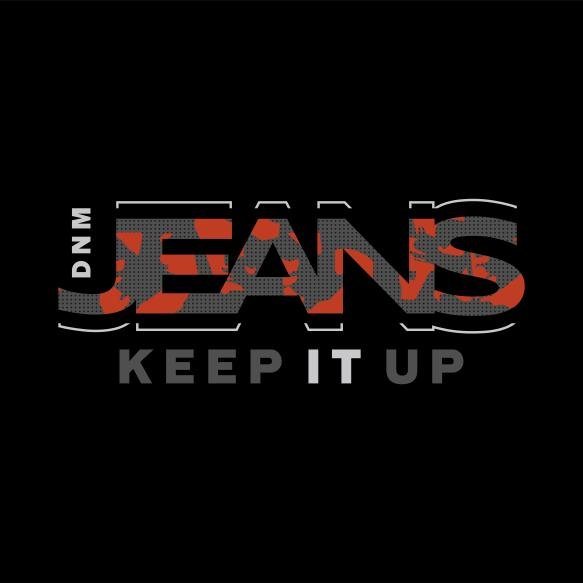 Vector Typography Jeans T Shirt Perfect Simple Style