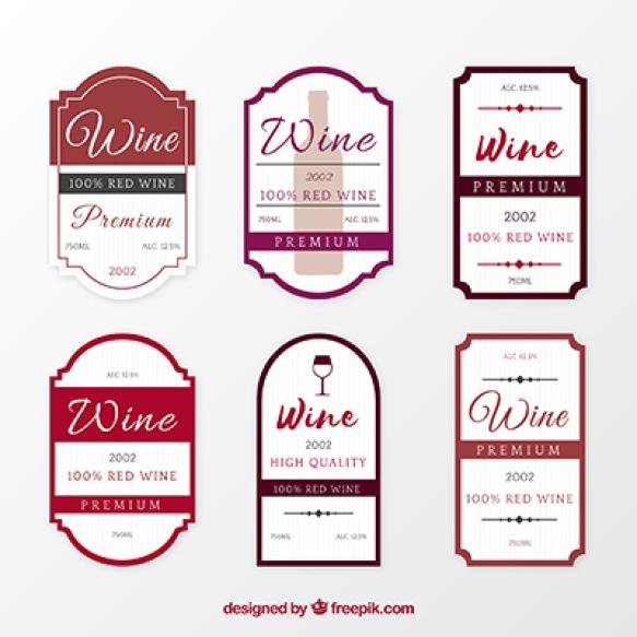 Flat Pack Great Wine Labels
