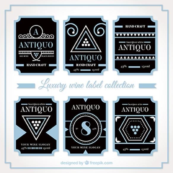 Luxury Pack Blue Black Labels