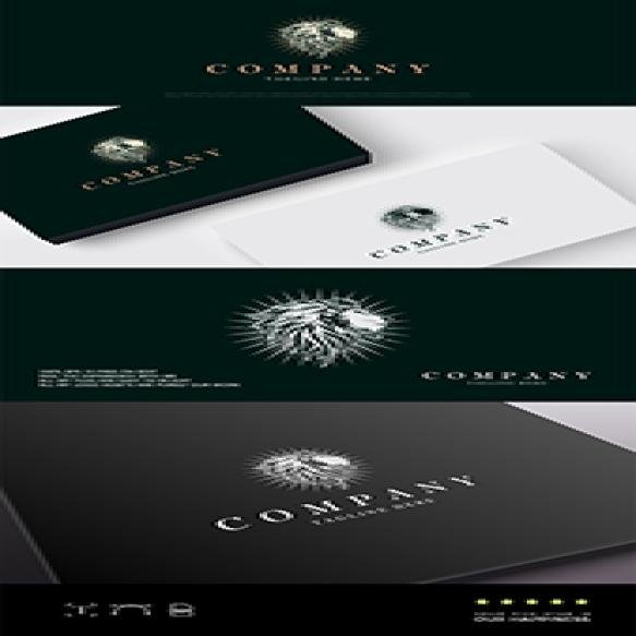 Lion Head Logo With Classic Elegant Style