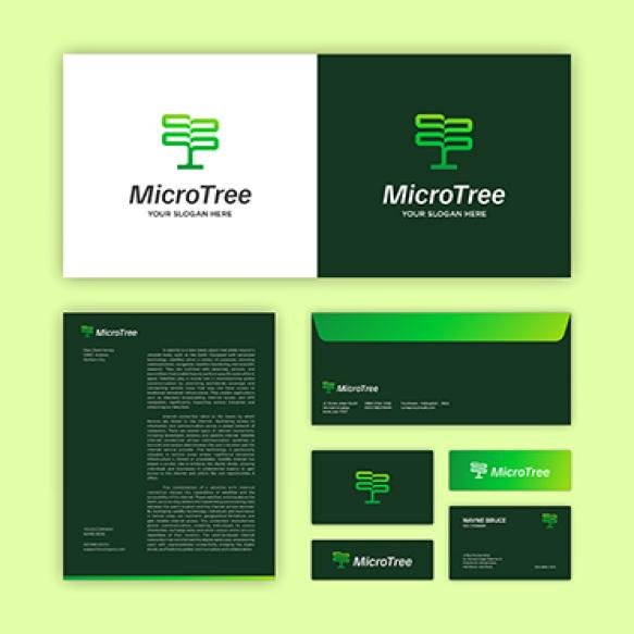 Logo Brand Identity Template Mockup
