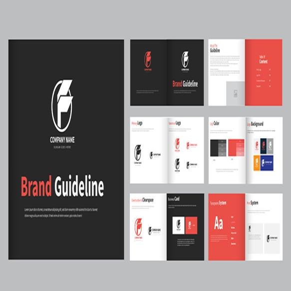 Professional Brand Guidelines Template Corporate Identity Template