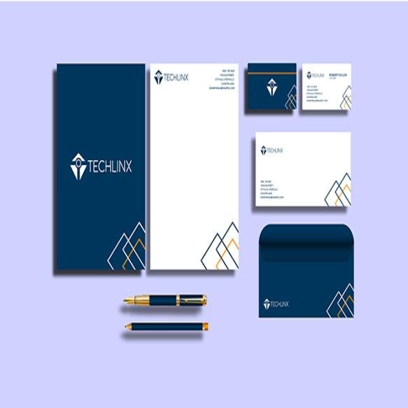 Tech Linx Minimal Business Stationary