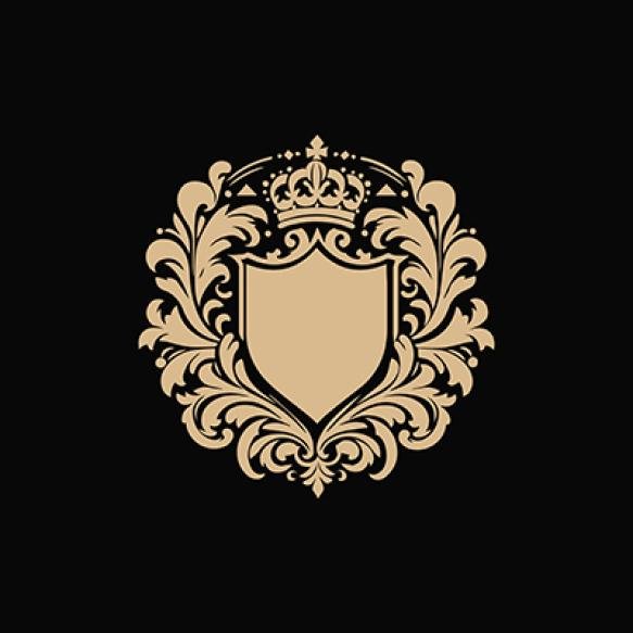 Gold Shield With Gold Shield That Says Gold