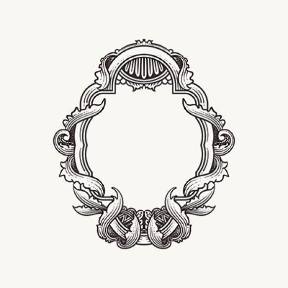 Ornament Frame Design Template