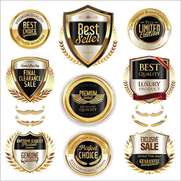 Retro Golden Badge (1)