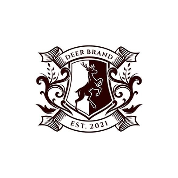 Royal Deer Crest Logo Template