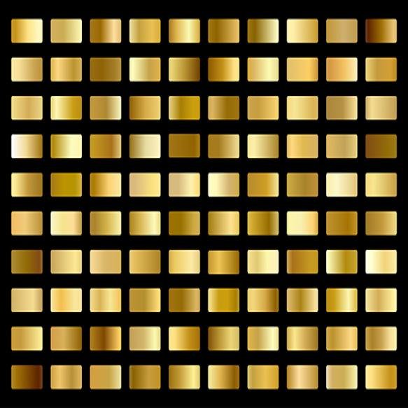Gold Gradient Gold Metal Gold Vector