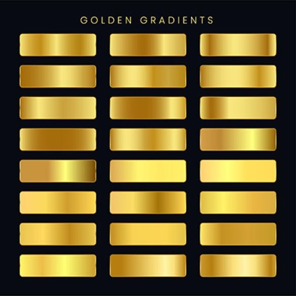 Gold Gradients Set
