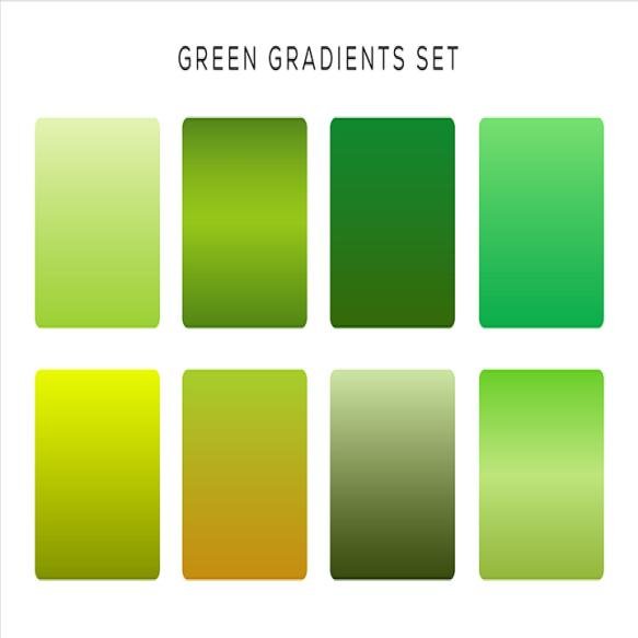 Green Gradient Set