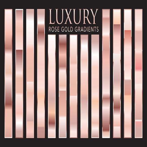 Luxury Rose Gold Gradients