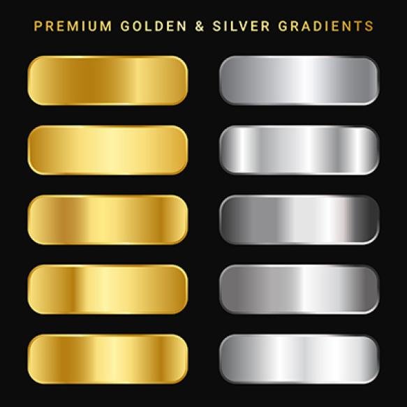 Premium Golden Sliver Gradient Pack