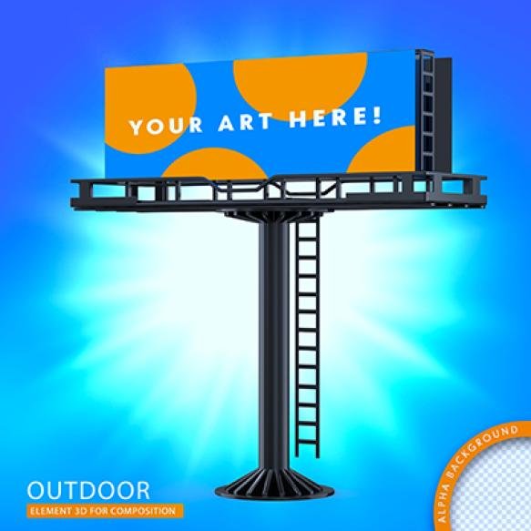 3d Outdoor Mockup